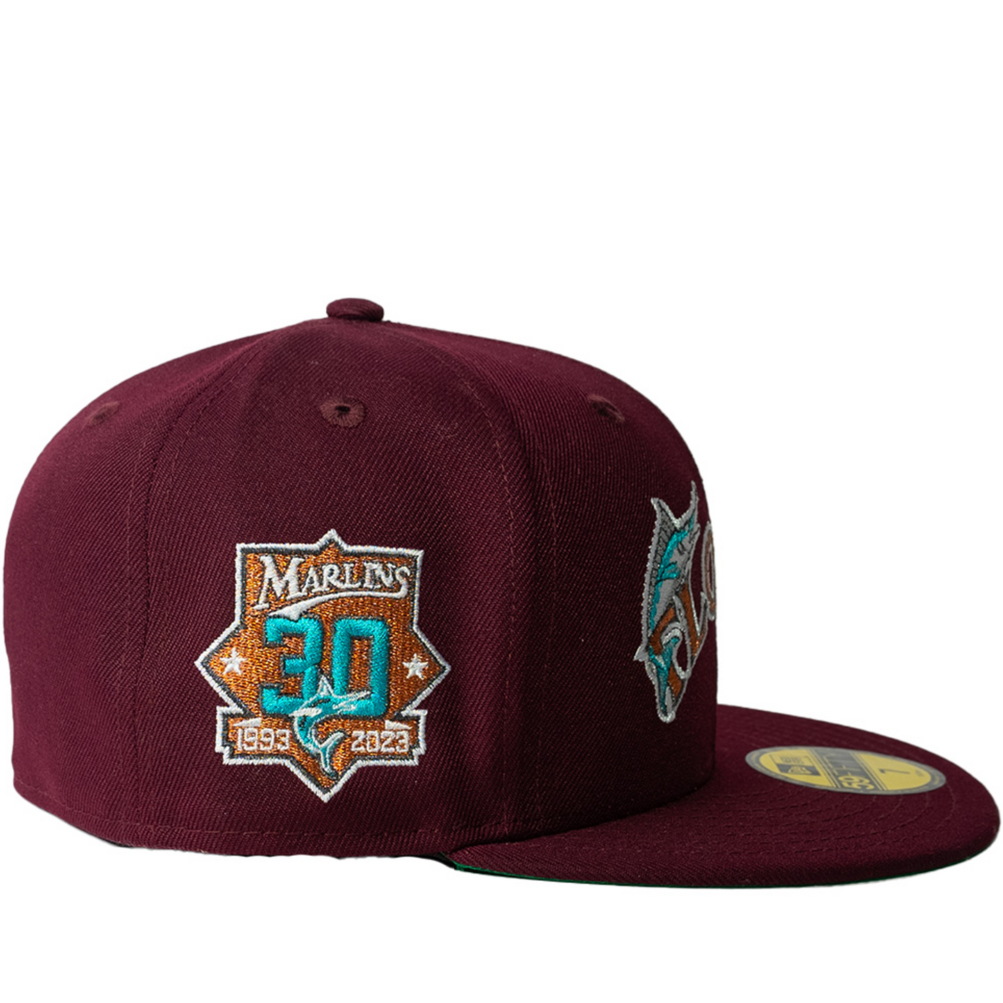 New Era Florida Marlins 59FIFTY Hat - Maroon