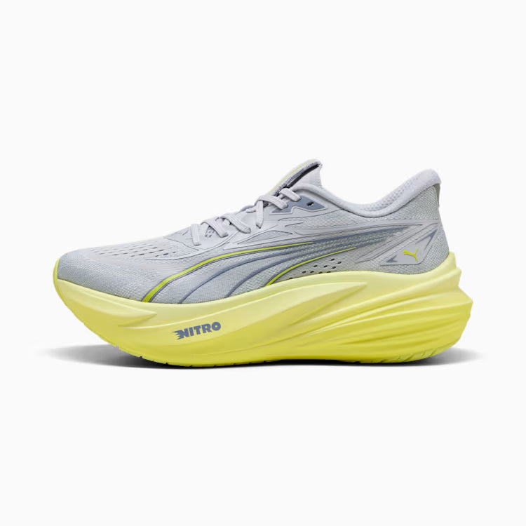 Men's Puma MagMax Nitro 2 - Vibrant Silver/Lux Lime