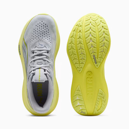 Men's Puma MagMax Nitro 2 - Vibrant Silver/Lux Lime