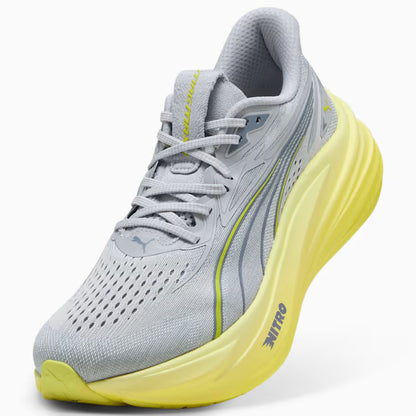 Men's Puma MagMax Nitro 2 - Vibrant Silver/Lux Lime