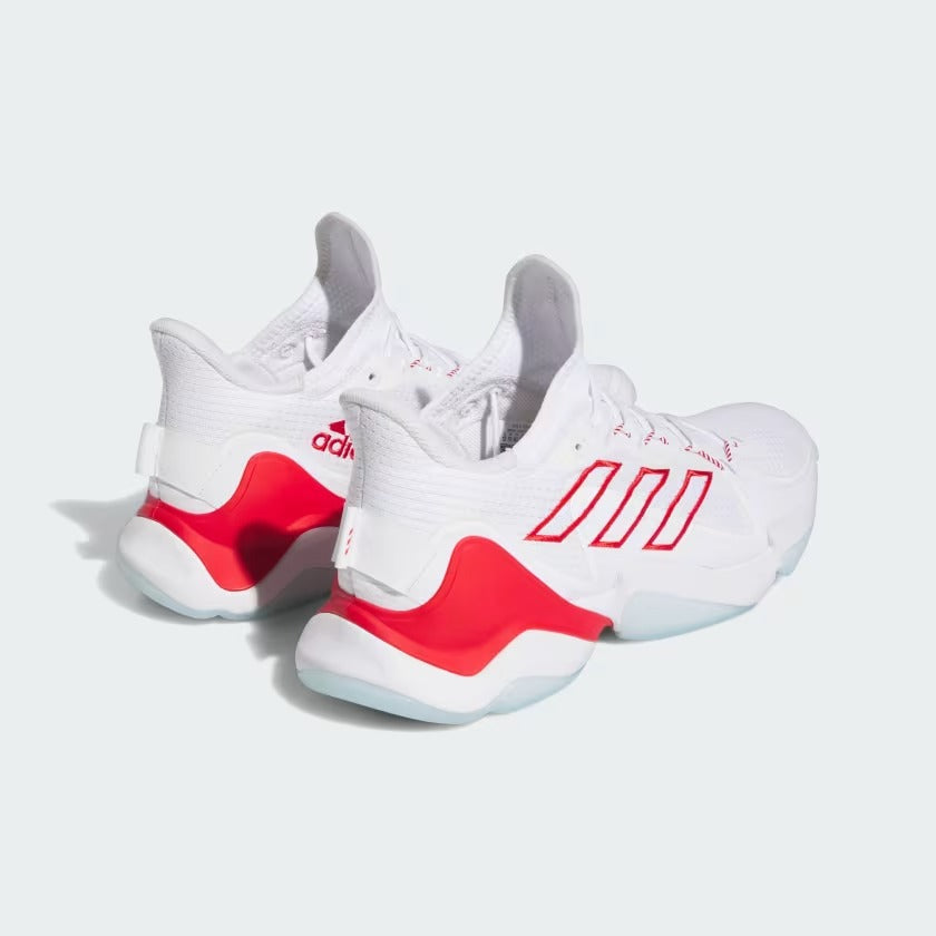 Men's Adidas Mahomes 1 Impact FLX Shoes - White/Red