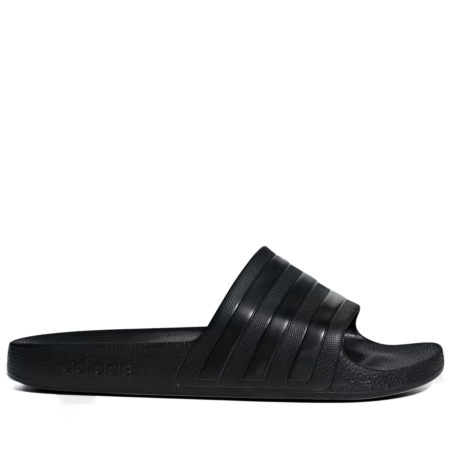 Men's Adidas Adilette Aqua Slides - Black/Black