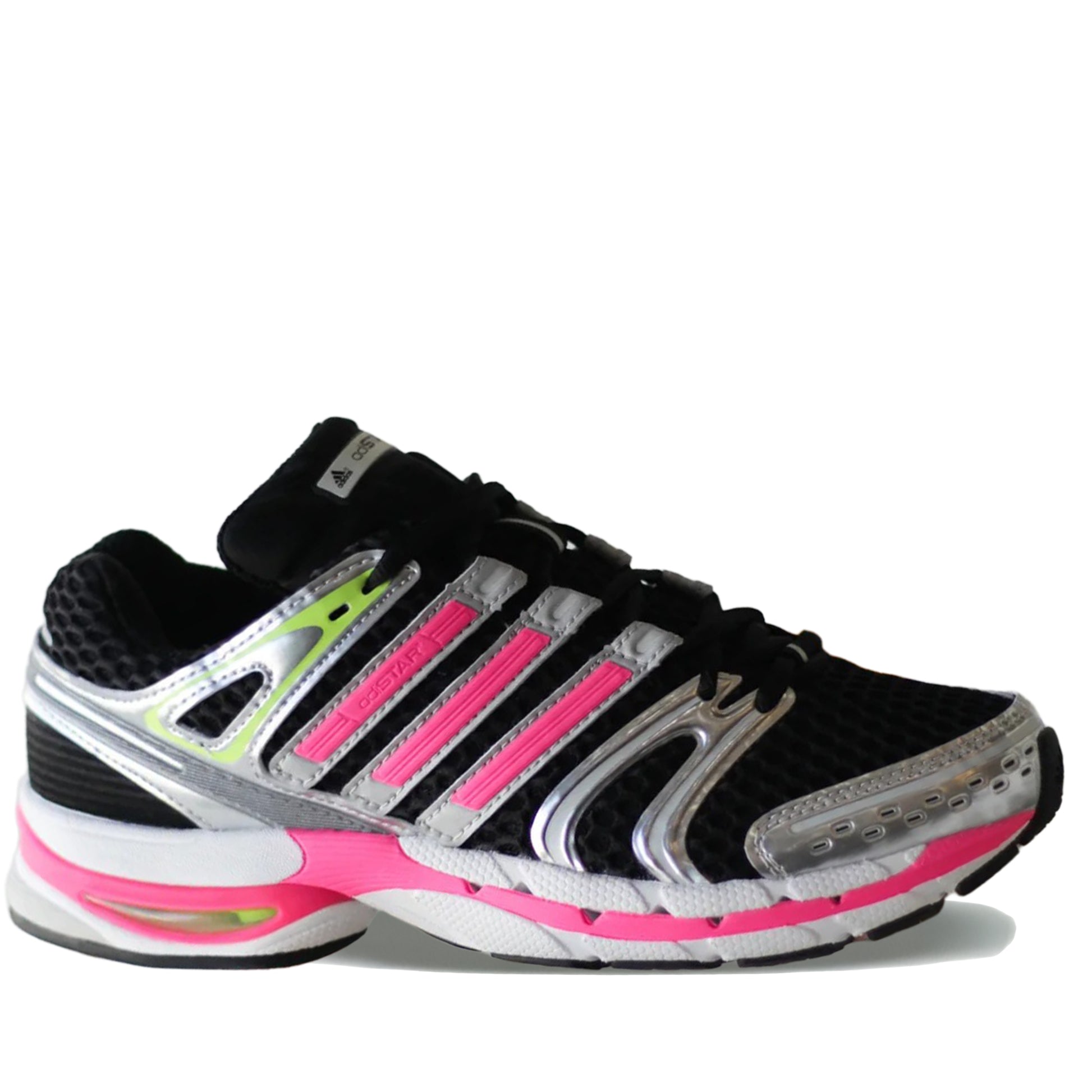 Men's adidas Adistar Control 5 - Silver/Black/Pink 11 Men's adidas Adistar Control 5 - Silver/Black/Pink 11