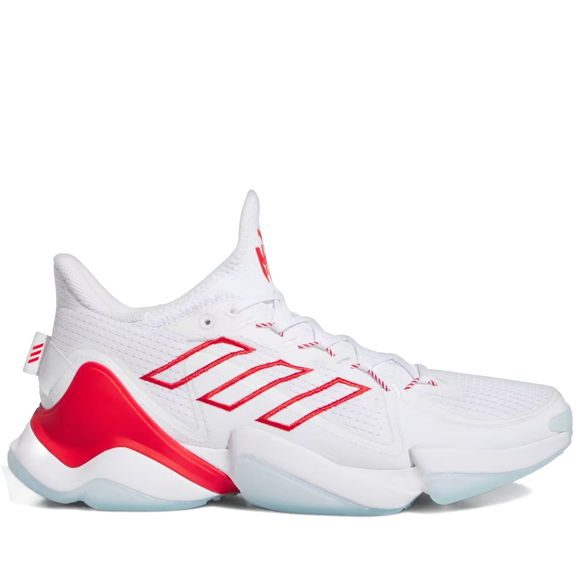 adidas Men's Mahomes 1 Impact FLX Shoes, Size 8.5, White/Red/White adidas Men's Mahomes 1 Impact FLX Shoes, Size 8.5, White/Red/White