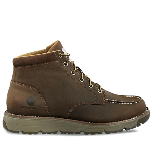 Carhartt Boots Men's Carhartt Millbrook Steel Toe Moc Wedge Boot dark-brown