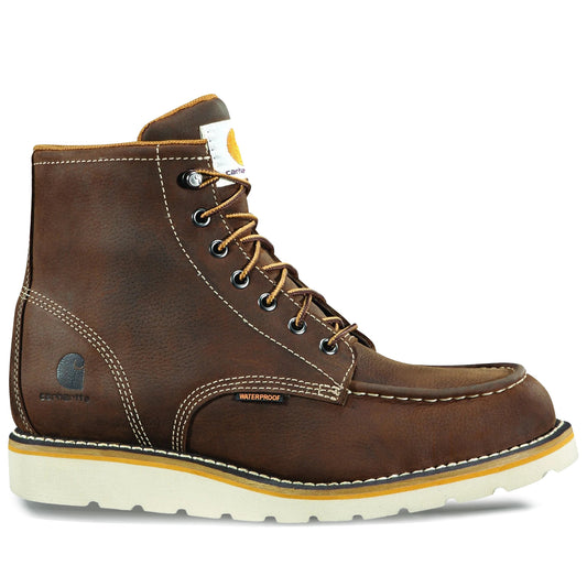 Carhartt Boots Men's Carhartt Waterproof 6" Moc Toe Wedge Boot sable