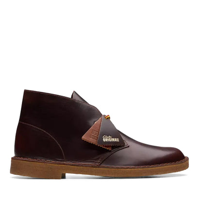 Men's Clarks Desert Boot - Burgundy