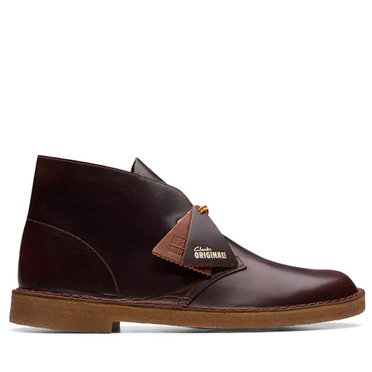 Men's Clarks Desert Boot - Burgundy