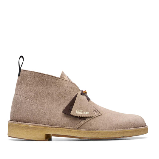 Men's Clarks Desert Boots - Wolf Suede - 75th Anniversary