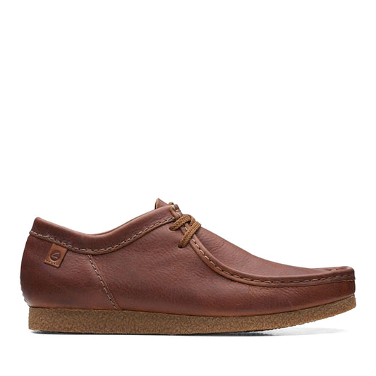 Men's Clarks Shacre II Run - Tan Tumbled Leather