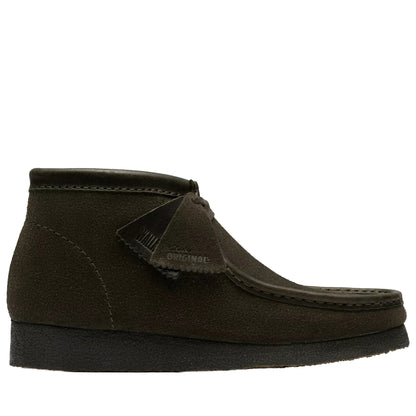 Men's Clarks Wallabee Boot - Loden Green Suede Loden Green Suede