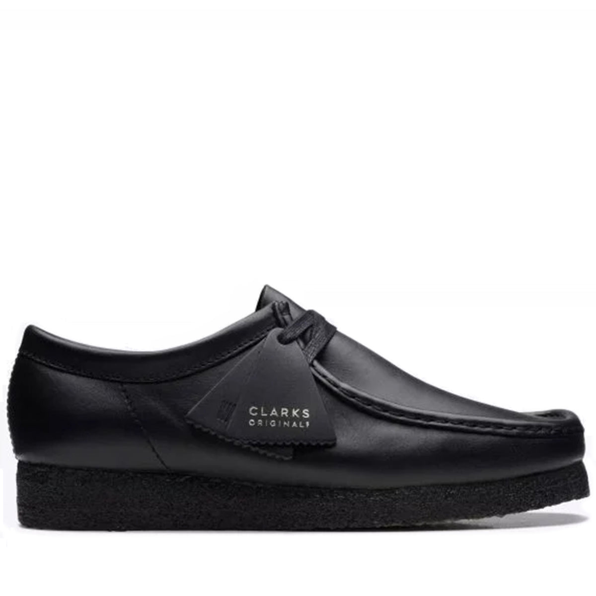 Clarks Black Leather Wallabees Men’s Moccasin Slip-On Shoes Clarks Originals Wallabee Boot Men main image 2