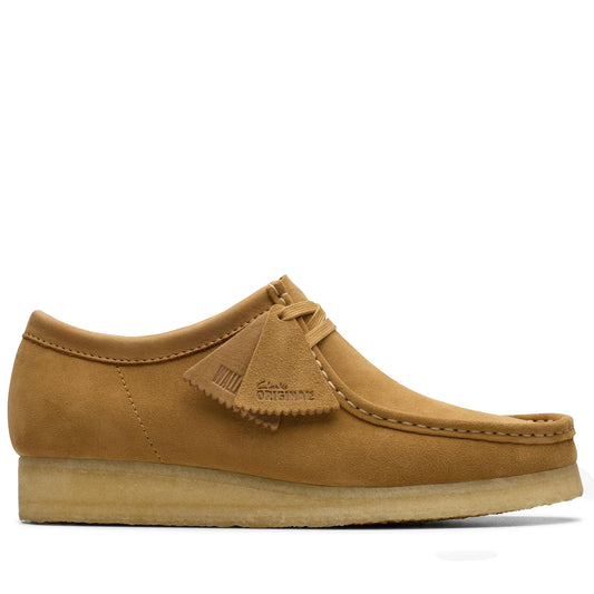 Men's Clarks Wallabee Low Suede - Mid Tan