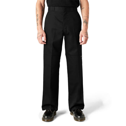 Men's Dickies Loose Fit Double Knee Work Pants - Black