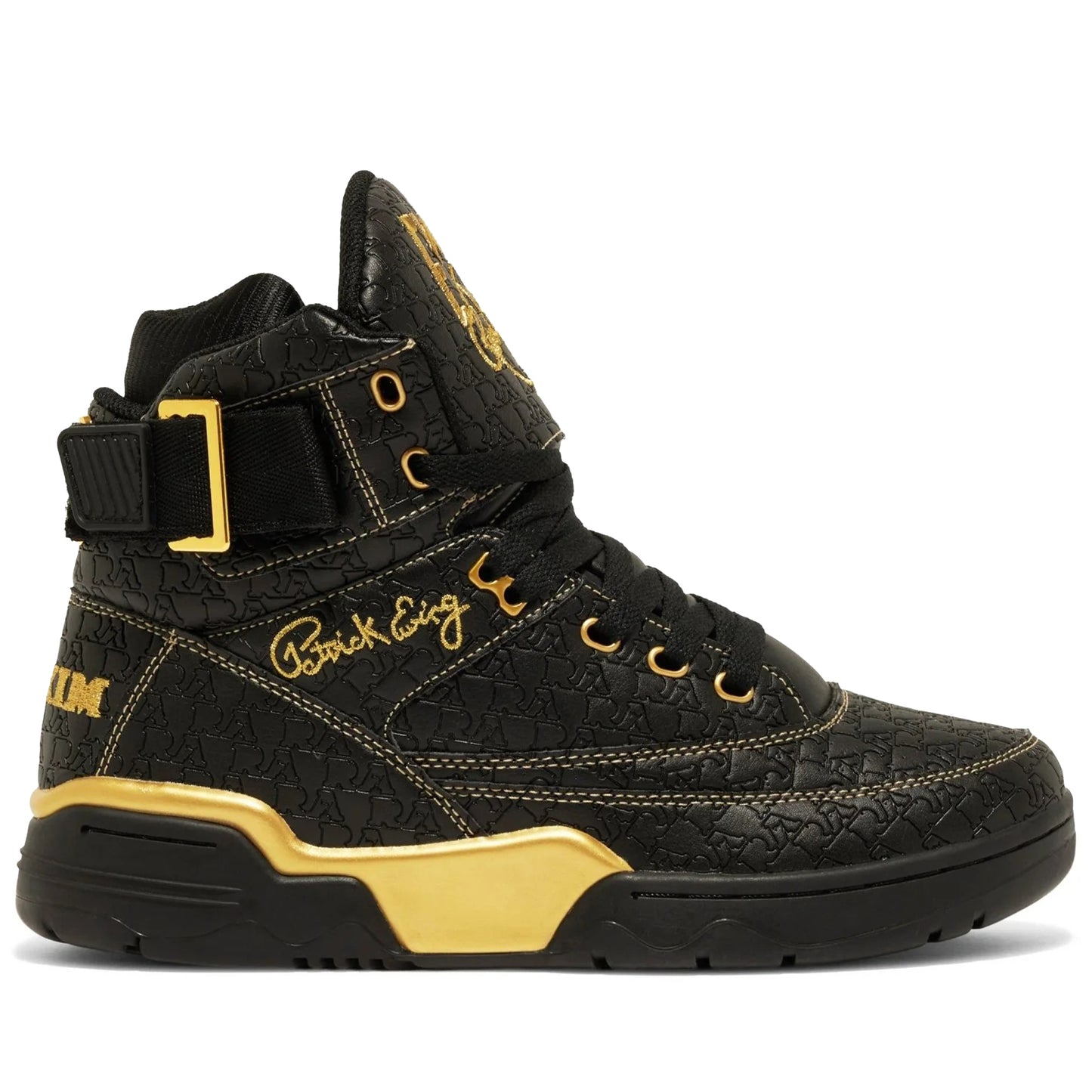 Men's Ewing Athletics 33 HI x RAKIM Black Gold