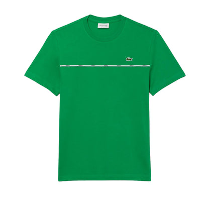 Men's Lacoste Logo Trim Cotton Jersey T-Shirt - Green