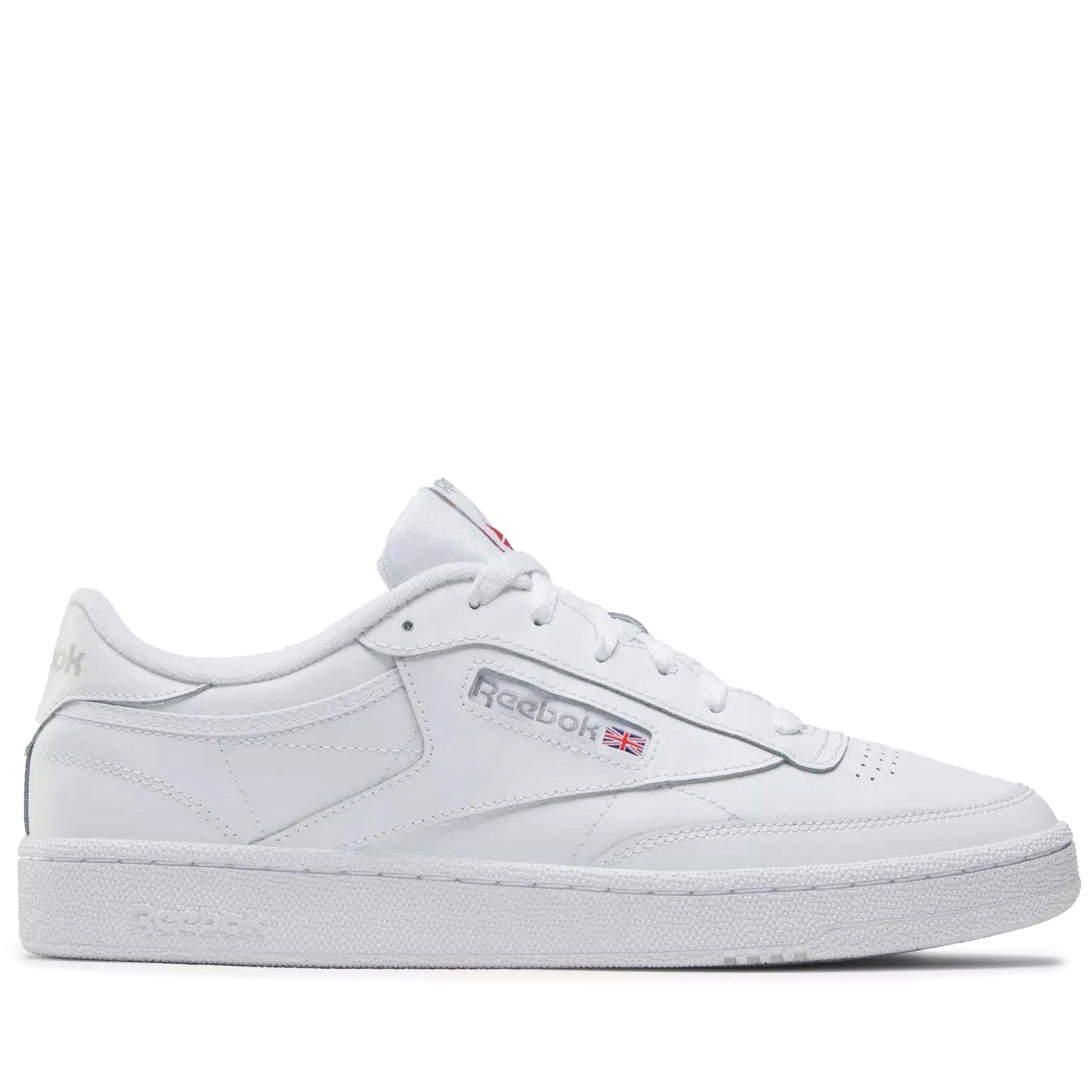 Men's Reebok Club C 85 Shoes - INT-WHITE/SHEER GREY