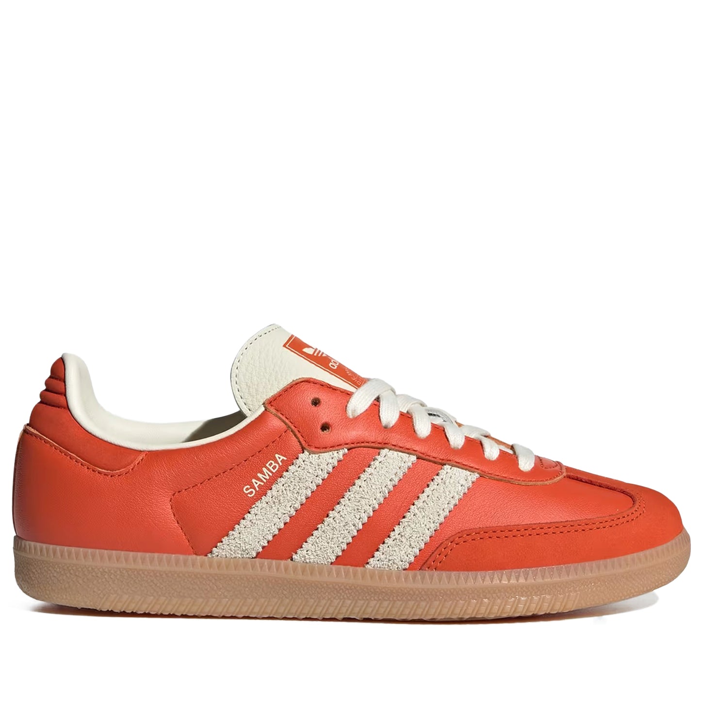 Women's Adidas Samba OG Shoes - Collegiate Orange/Cream White/Gum