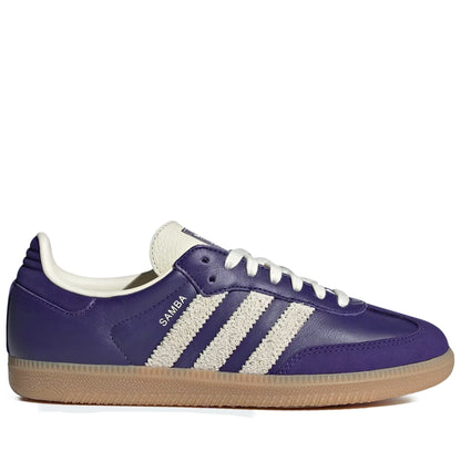 Women's Adidas Samba OG Shoes - Collegiate Purple/Cream White/Gum