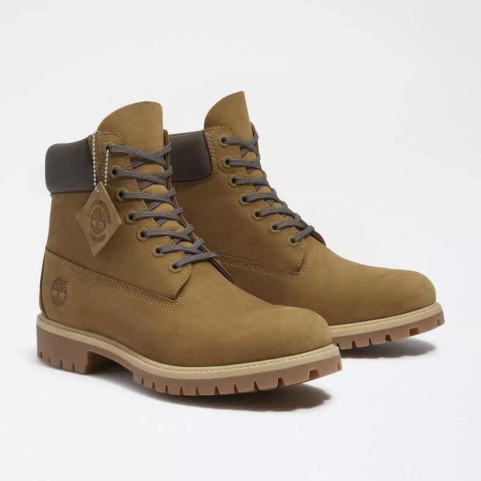 Men's Timberland 6-Inch Premium Waterproof Boot - Olive Nubuck