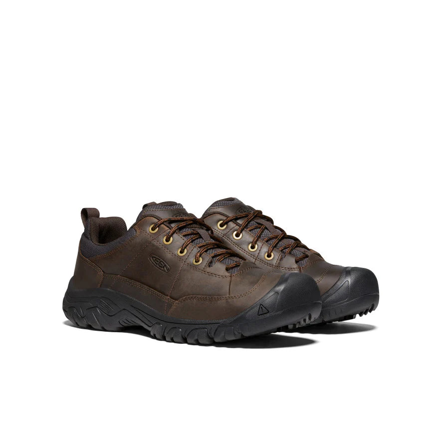 Men's Keen Targhee III Oxford Wide Shoes - Dark Earth/Mulch