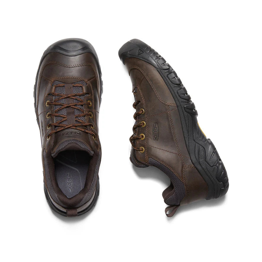 Men's Keen Targhee III Oxford Wide Shoes - Dark Earth/Mulch