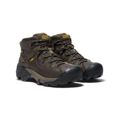 Men's Keen Targhee II Mid Wide Hiking Boots - Canteen/Dark Olive