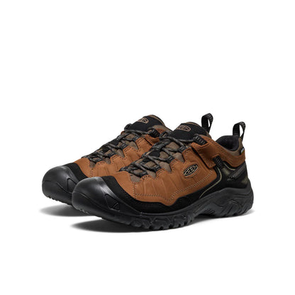 Men's Keen Targhee IV Wide Waterproof Hiking Boots - Bison/Black