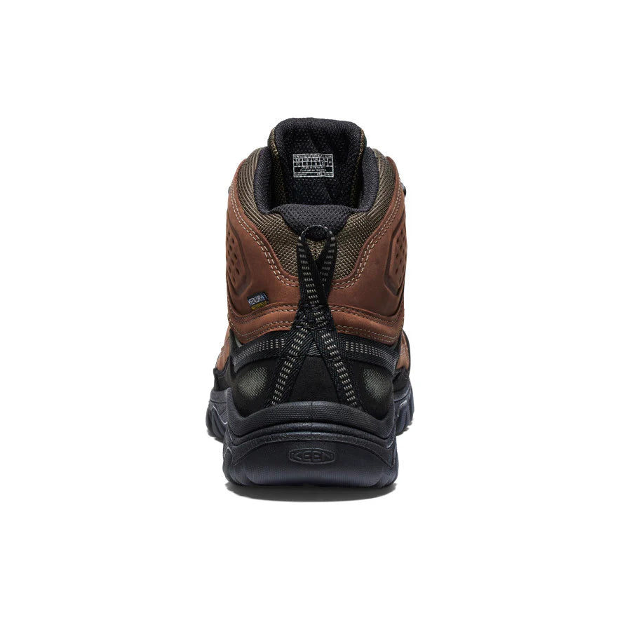 Men's Keen Targhee IV Mid Waterproof Hiking Boots - Bison/Black