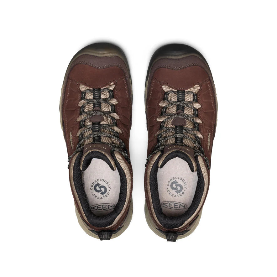 Men's Keen Targhee IV Waterproof Hiking Boot - Java/Brindle