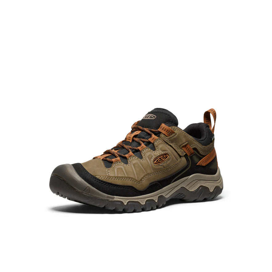 Men's Keen Targhee IV Wide Waterproof Hiking Boots - Sea Turtle/Roasted Pecan