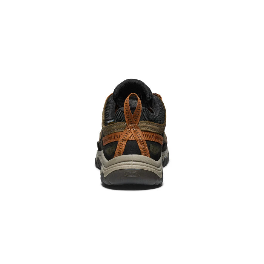 Men's Keen Targhee IV Wide Waterproof Hiking Boots - Sea Turtle/Roasted Pecan