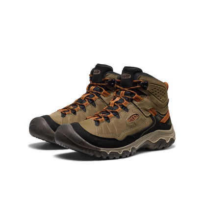 Men's Keen Targhee IV Mid Waterproof Hiking Boot - Sea Turtle/Roasted Pecan