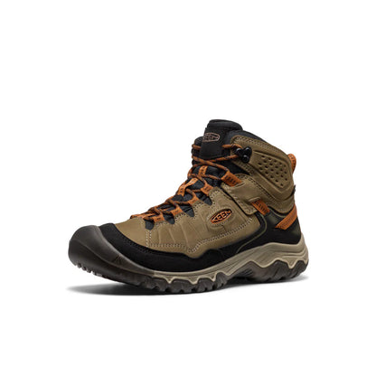 Men's Keen Targhee IV Mid Waterproof Hiking Boot - Sea Turtle/Roasted Pecan