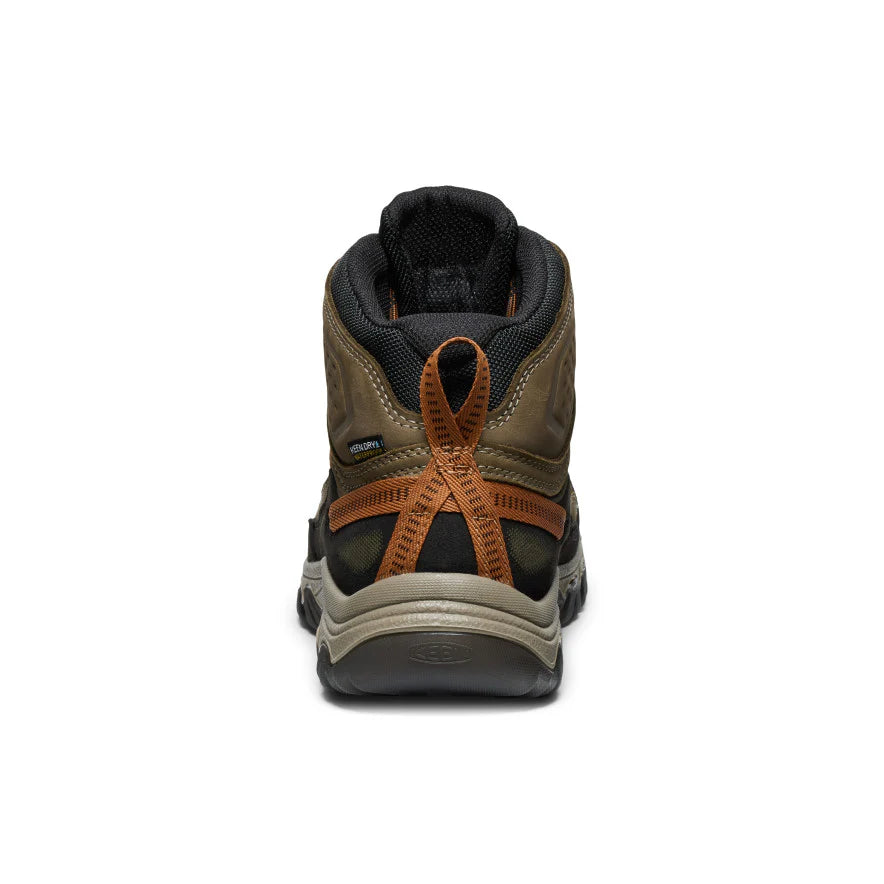 Men's Keen Targhee IV Mid Waterproof Hiking Boot - Sea Turtle/Roasted Pecan