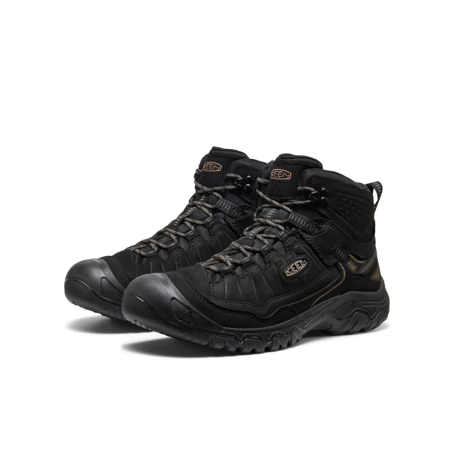 Men's Keen Targhee IV Wide Waterproof Hiking Boot - Triple Black