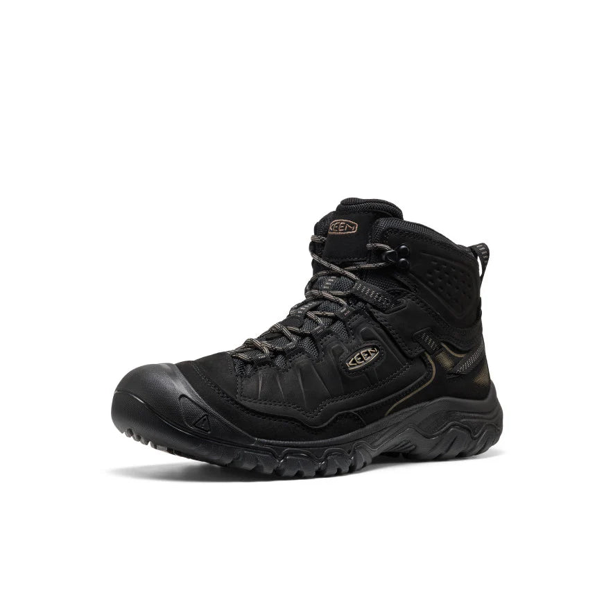 Men's Keen Targhee IV Wide Waterproof Hiking Boot - Triple Black