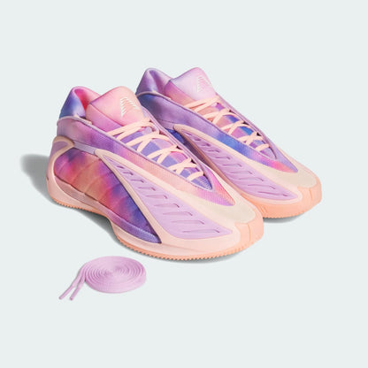Men's Adidas Anthony Edwards 2 - Haze Coral / Bliss Lilac / Zero MetalLic