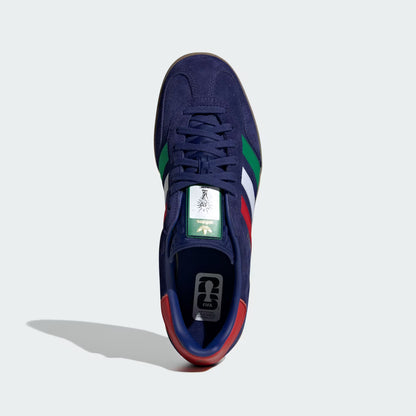 Men's Adidas Gazelle Shoes - Victory Blue/Green/Better Scarlet