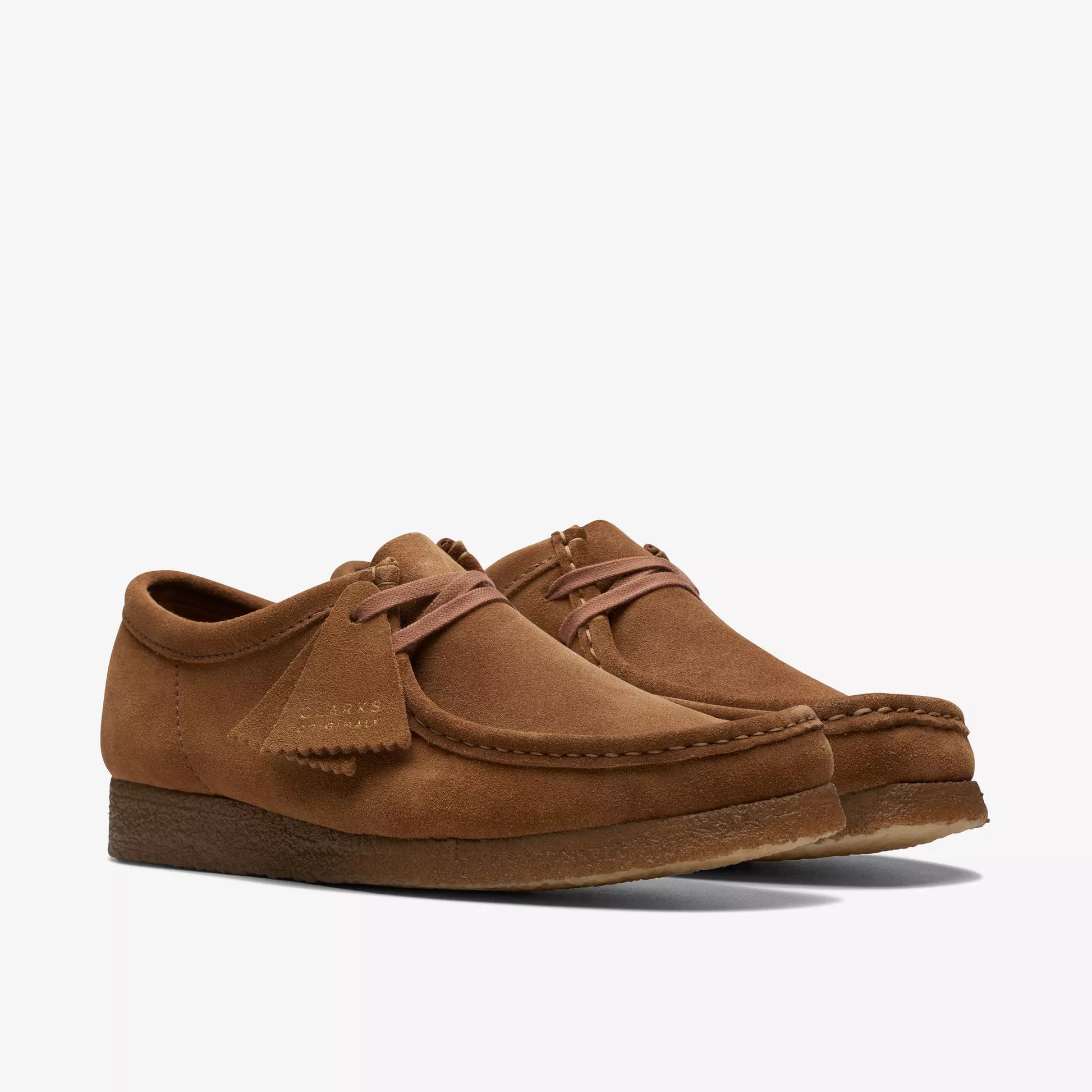 Men's Clarks Wallabee Low - Cola
