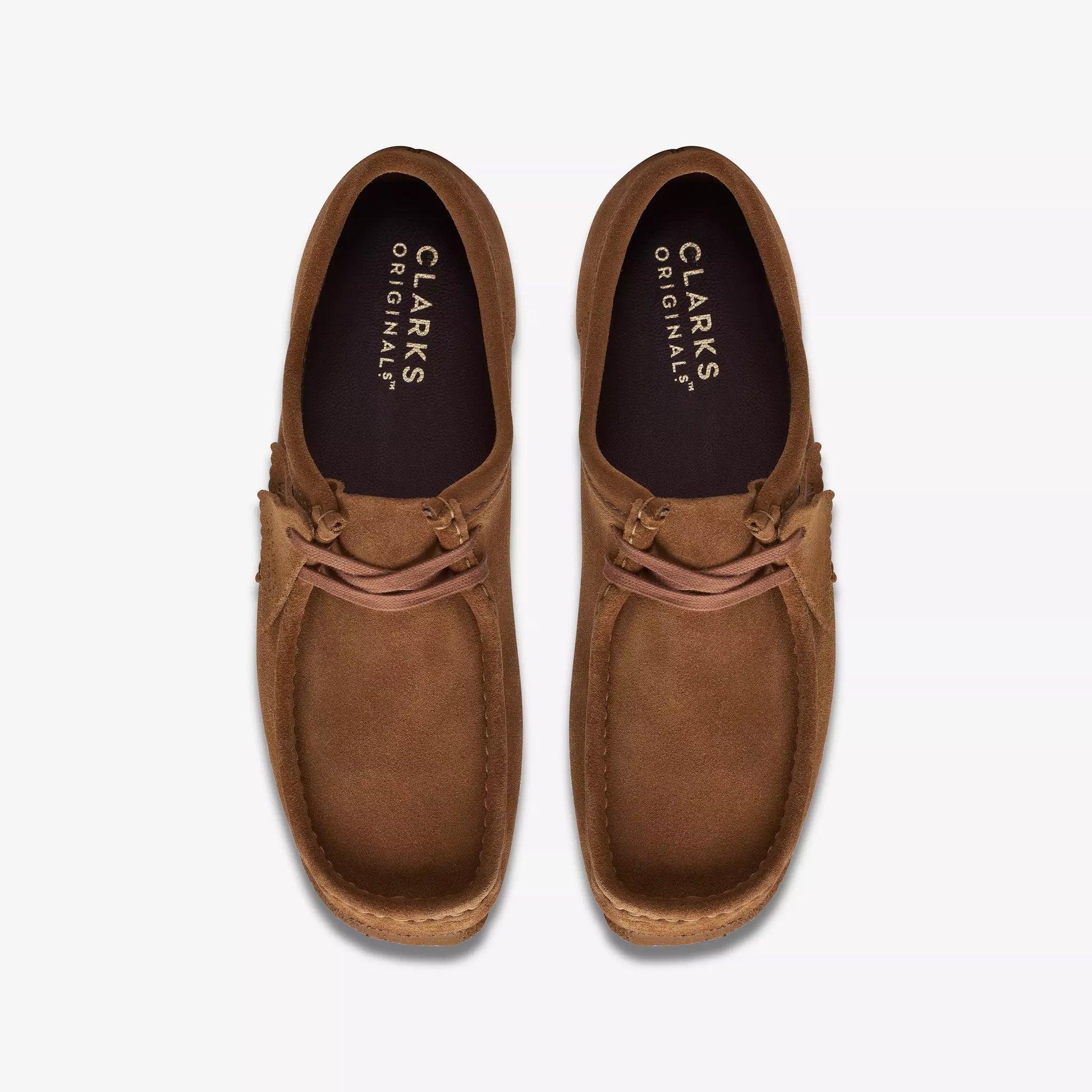Men's Clarks Wallabee Low - Cola