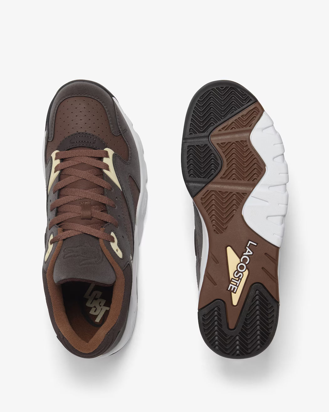 Men´s Lacoste Game Trainer - Dark Brown/White