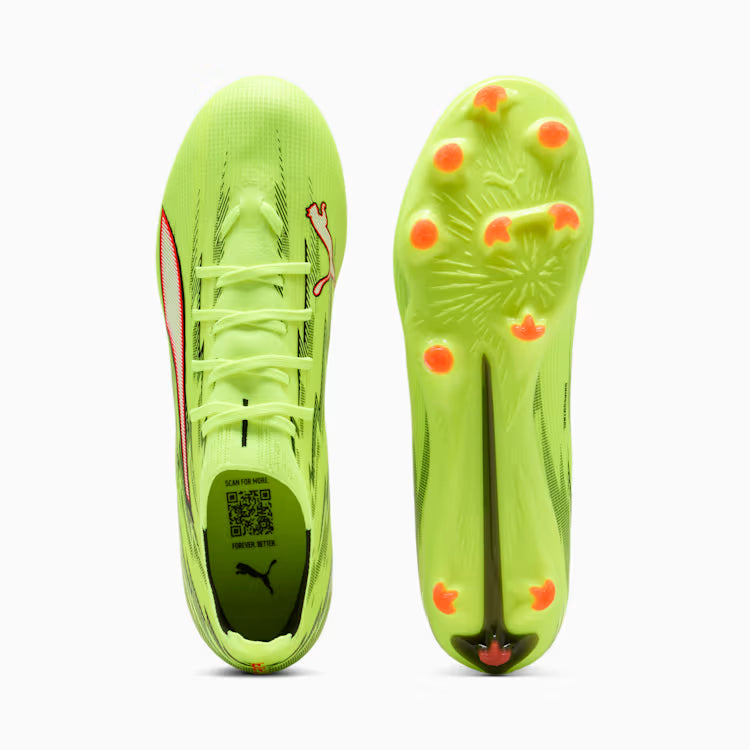 Puma Ultra 6 Match Firm/Artificial Ground - Yellow Alert/Puma Black/Glowing Red