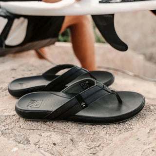 Men's Reef Cushion Phantom 2.0 Flip-Flops - Black