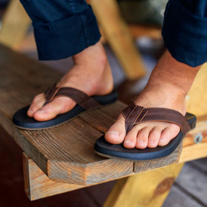 Men's Reef Cushion Phantom 2.0 Flip-Flops - Brown / Black