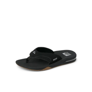 Men's Reef Fanning Flip-Flops - Black / Silver