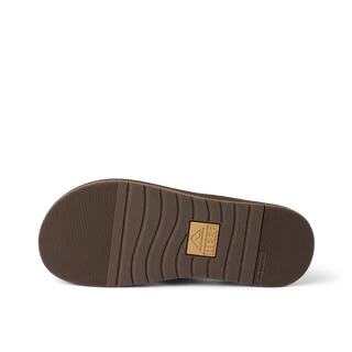 Men's Ojai Classic Leather And Suede Sandals - Dark Brown