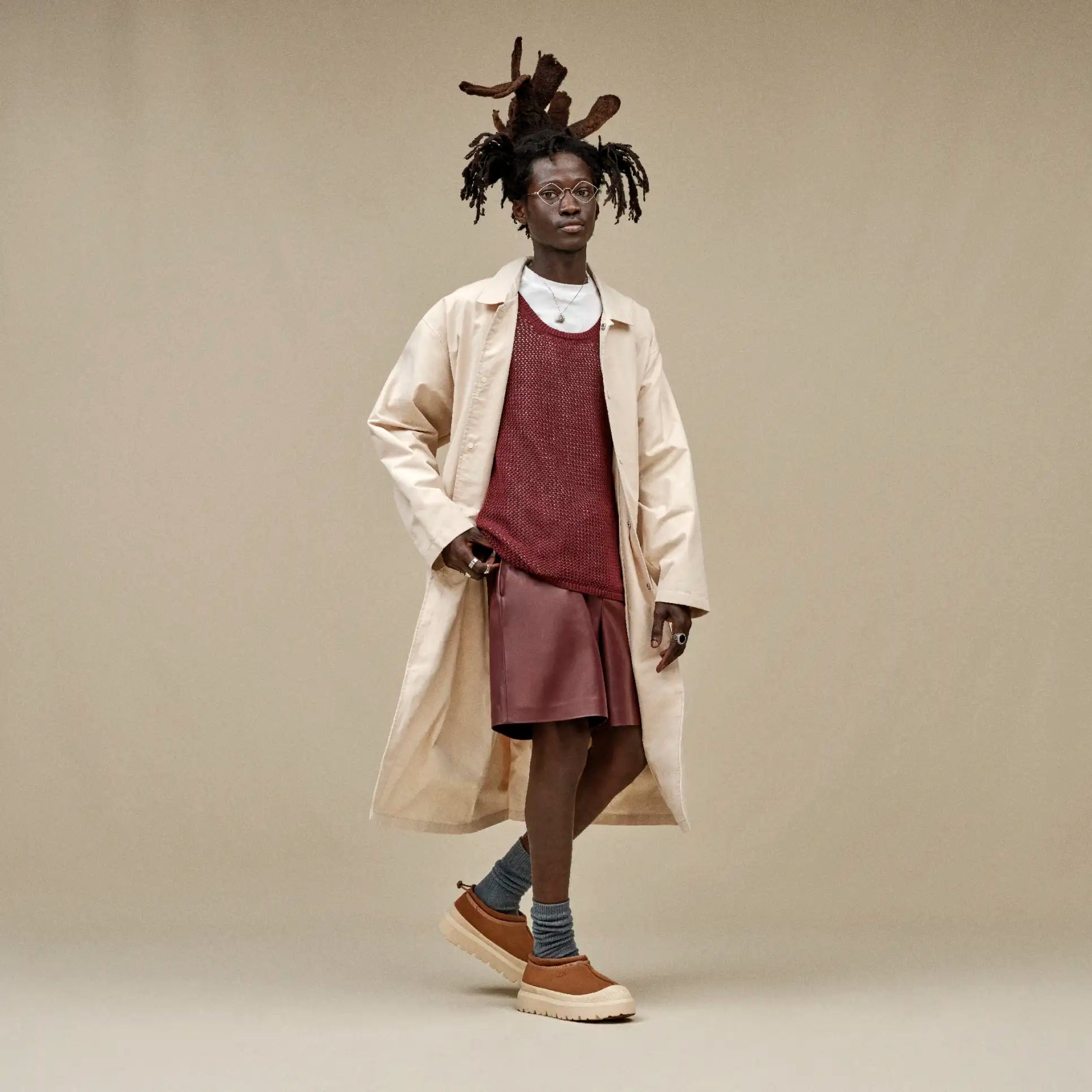 Men's Ugg Tasman Weather Hybrid Slipper - Chestnut