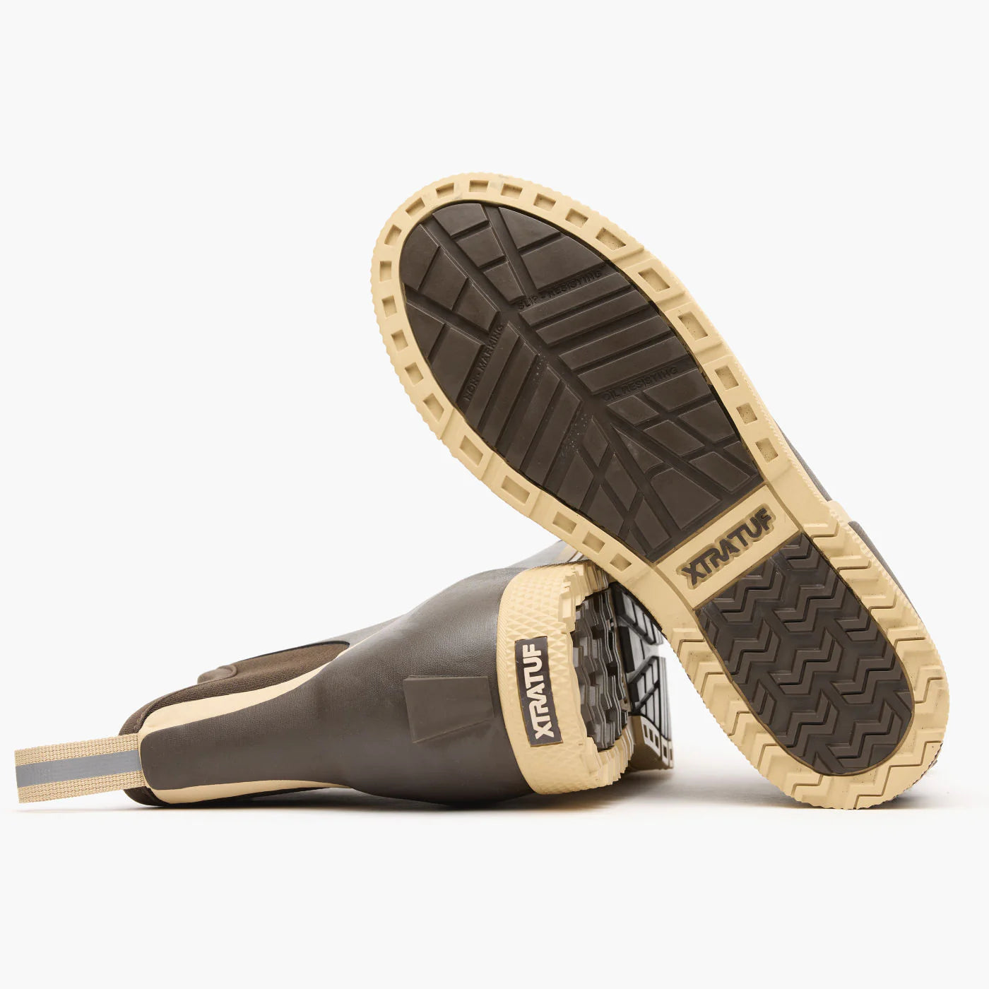 Men's XTRATUF Wheelhouse Ankle Deck Boots - Brown