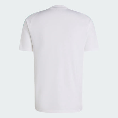 Adidas Messi Trainning Jersey - White / Semi Flash Aqua